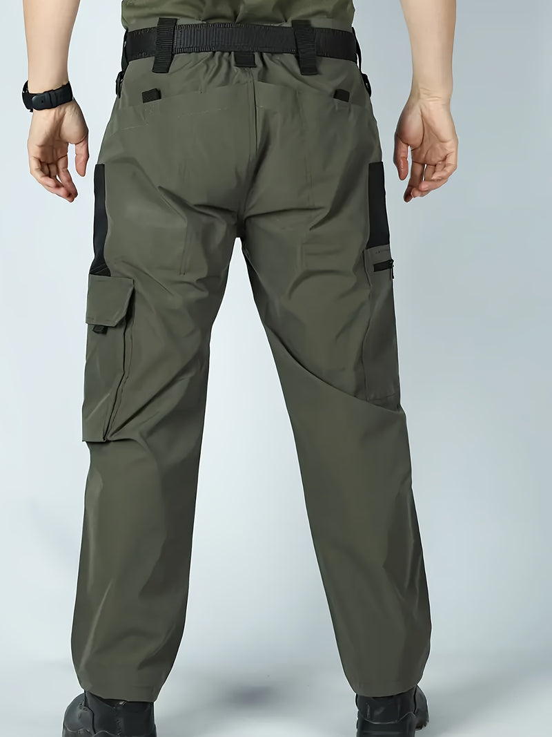 Men's Tactical Outdoor Pants - Durable Multi-Pocket Design for Hiking.