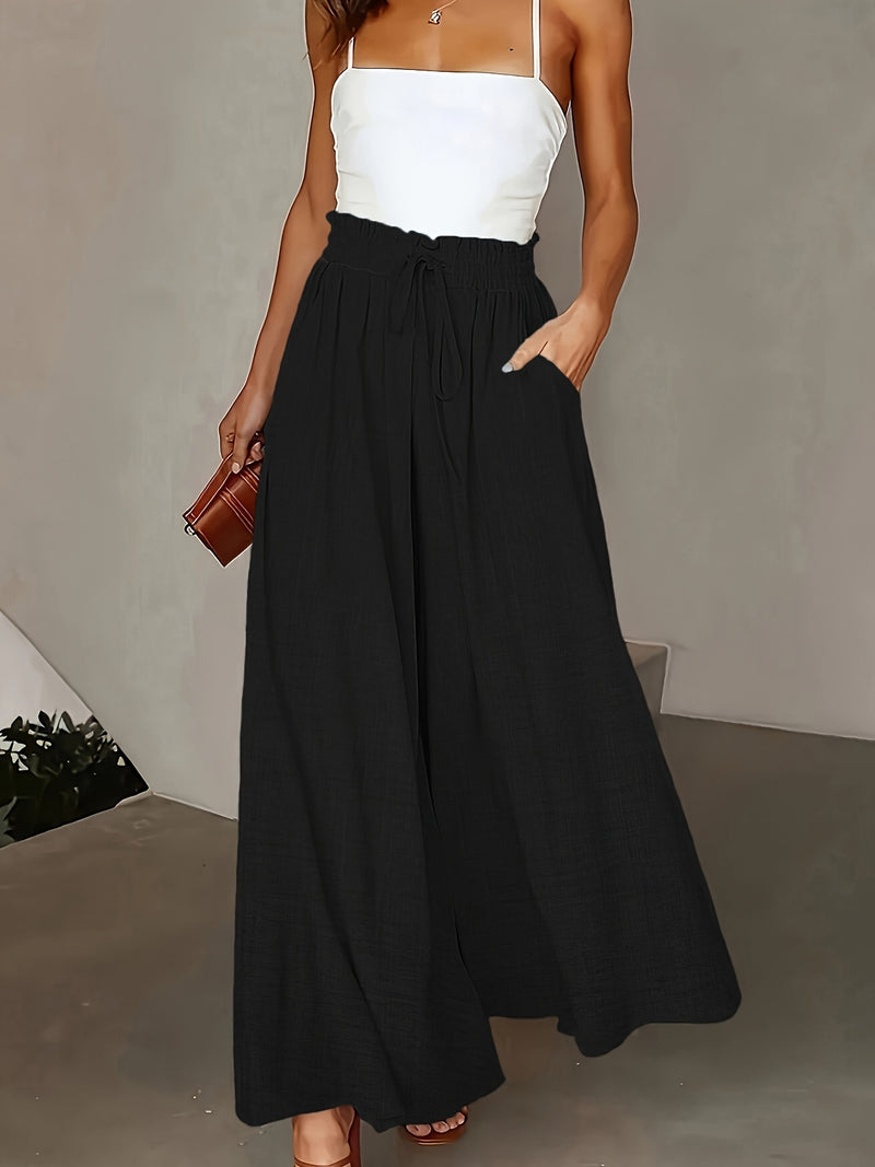 Spring And Autumn Women's Loose Long Pants.