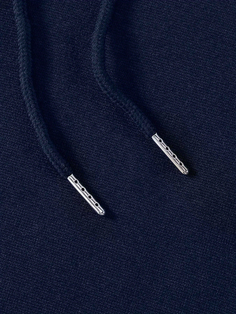 Men's Hoodie with a Heartbeat And Speed Motorcycle Print.