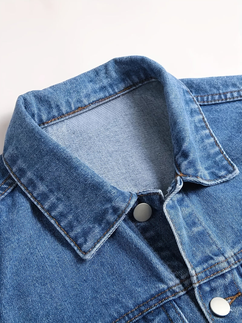 Men's Light Blue Washed Denim 2pcs Set.