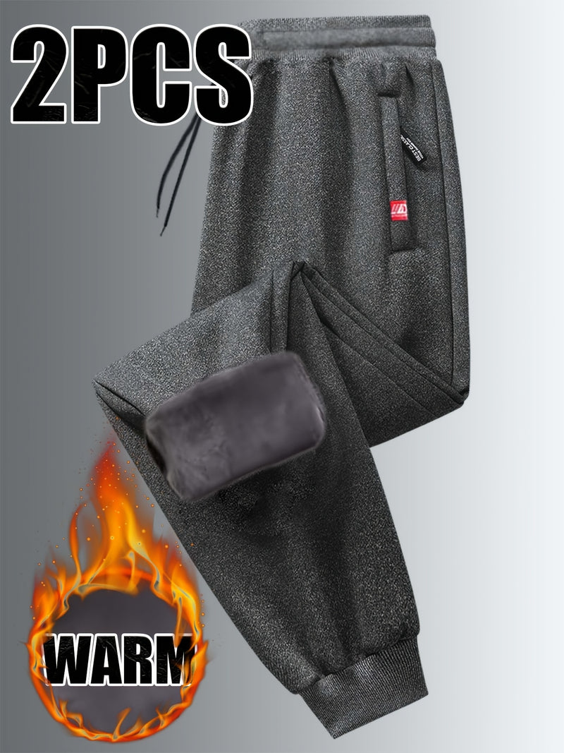 This Two-Piece Fleece Jogger Set Is Perfect for Both Men And Women.