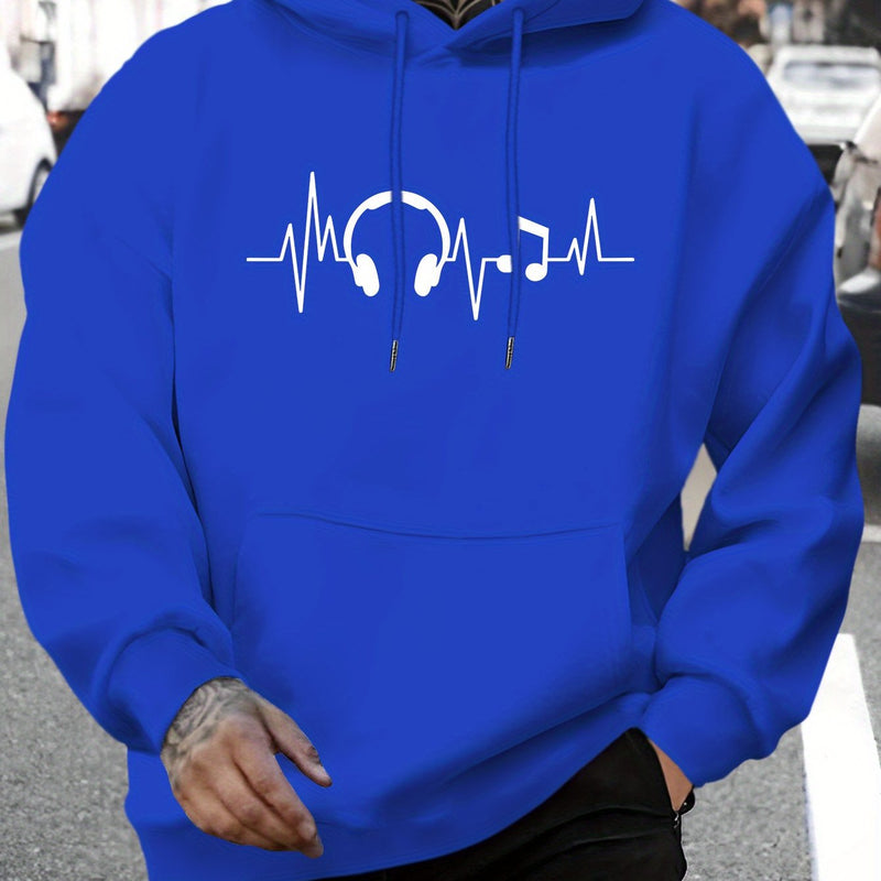 Men's New Fashion Hooded Sweatshirt.