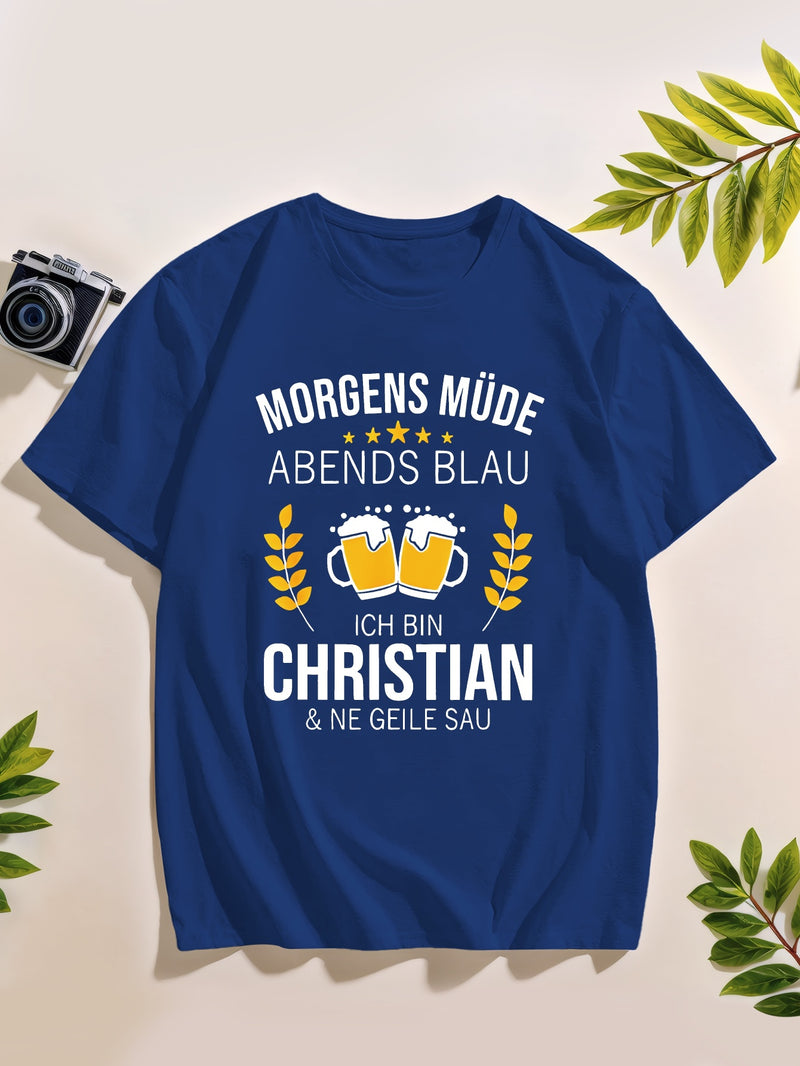 Men's Short Sleeve T-Shirt for Summer.
