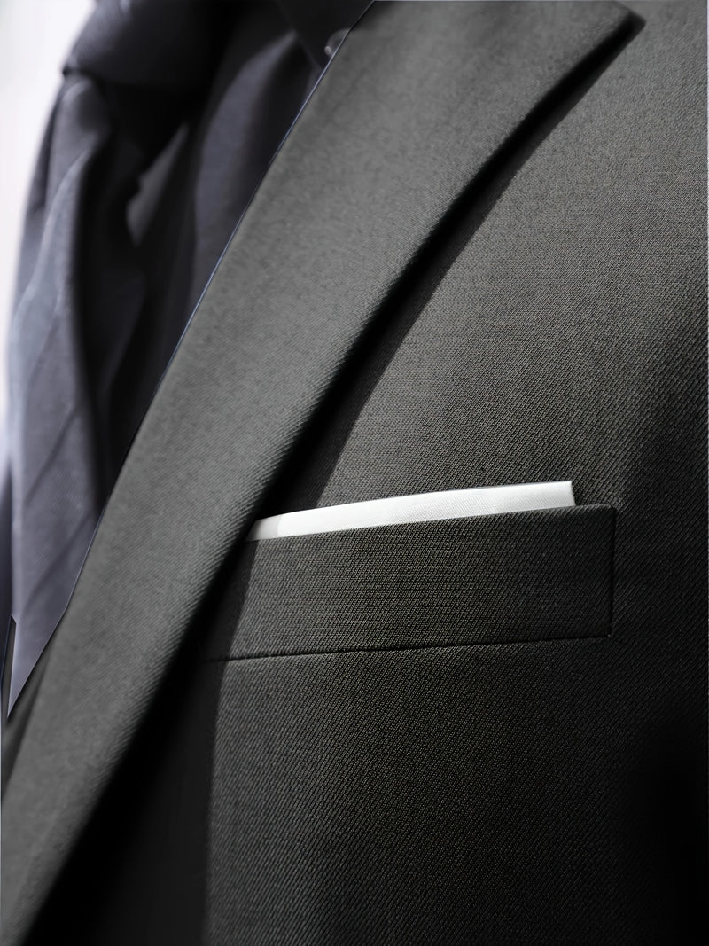 Men's 3pcs Suit Set, Blazer + Vest + Trousers, Groomsmen Business.