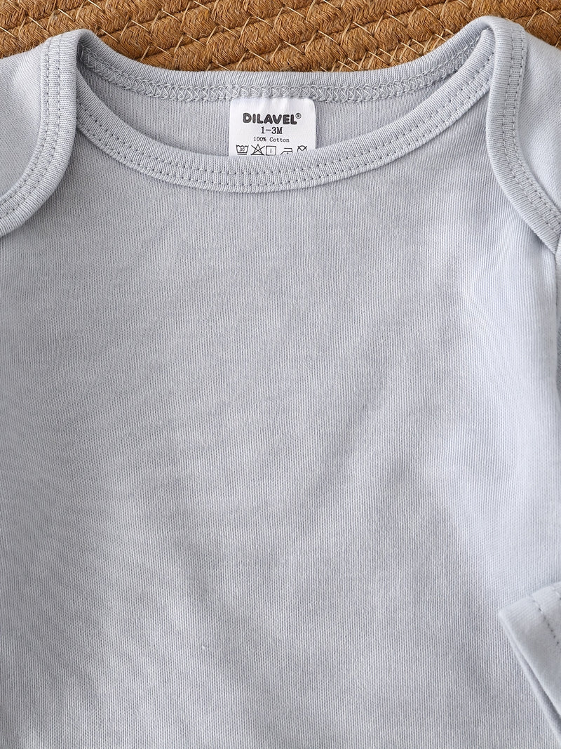 4pcs New Autumn/Winter Long-Sleeve Romper for Boys.