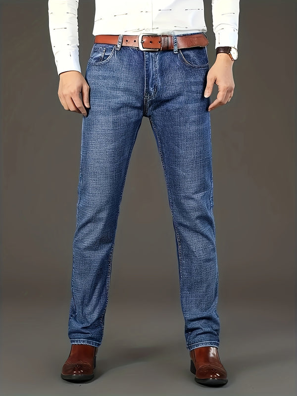 Men's Jeans Seasonal Fashion Classic Straight Leg Pants.