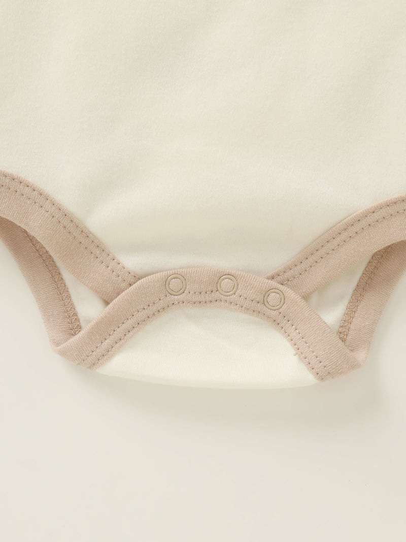 6pcs Set Newborn Infant Triangle Long-Sleeved Romper.