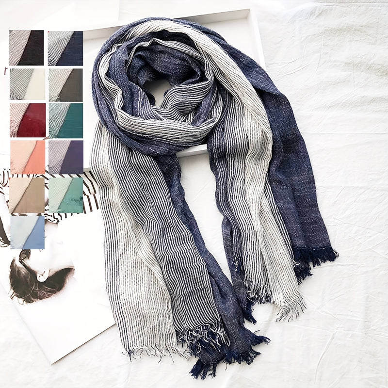 Autumn and Winter Men's Warm Scarf.