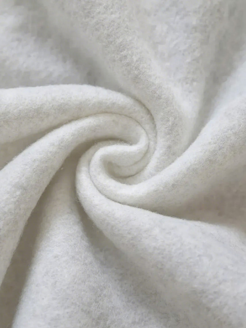 Black Letter Print Pattern on Sweatshirt.