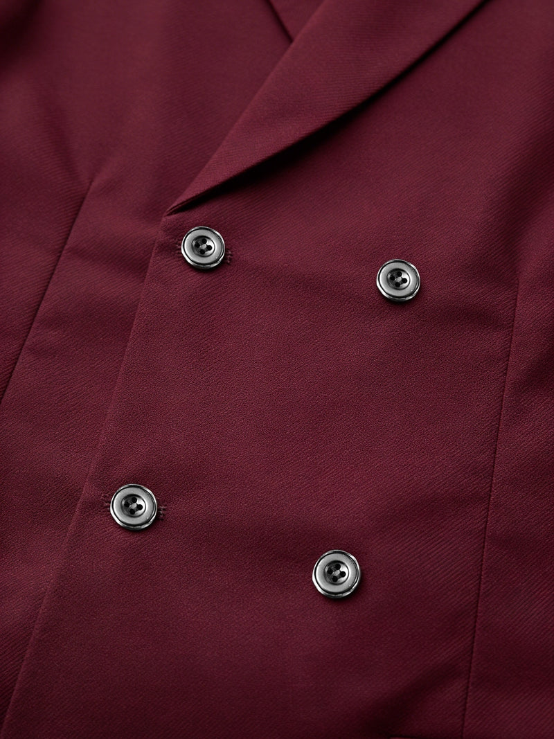 Men's Three-Piece Suit, Formal Business Attire Set, Includes Jacket.