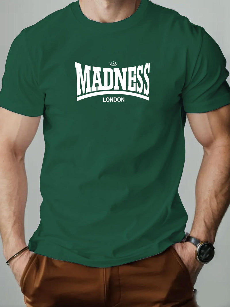 Men's "Madness London" Graphic T-Shirt.