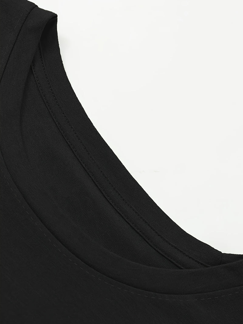 Women’s Graphic Print Two Piece Set, Short Sleeve T-shirt & Shorts.