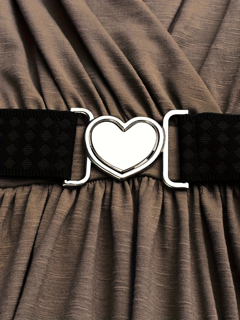 Valentine's Day Edition Women's Metal Heart T-Shirt.