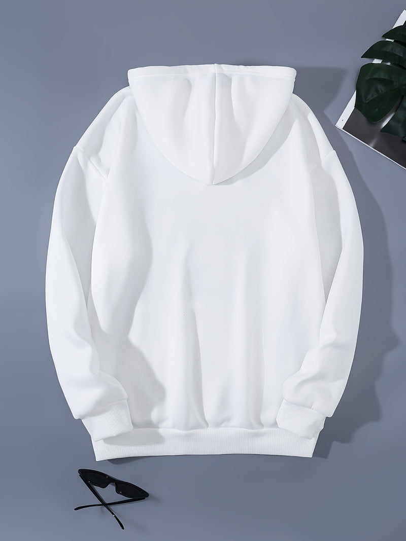 Women's Casual Cat Print Hoodie.