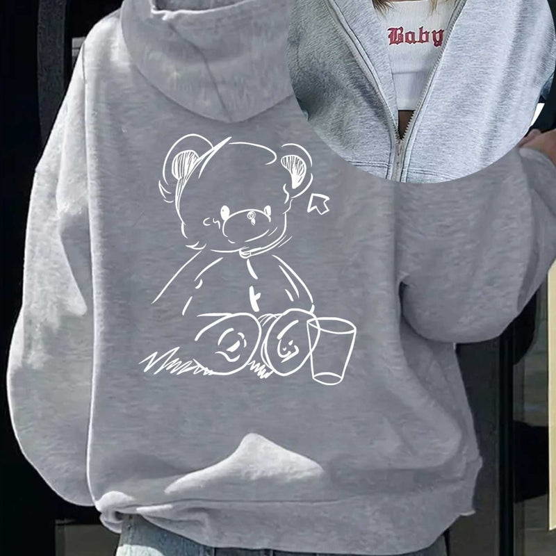 Women's Cozy Fleece Hoodie.
