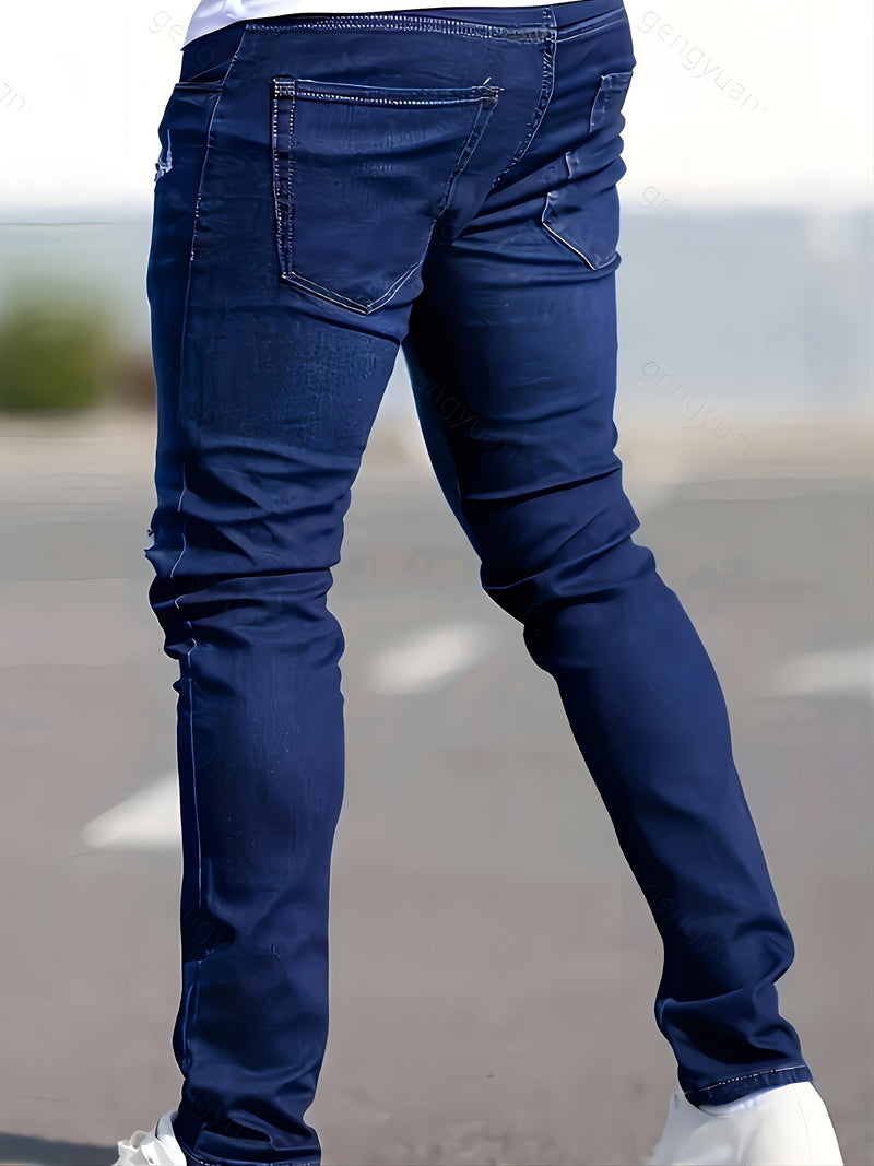 Gengyuan Shi - Men's Casual Stretch Pants 2pcs Set.
