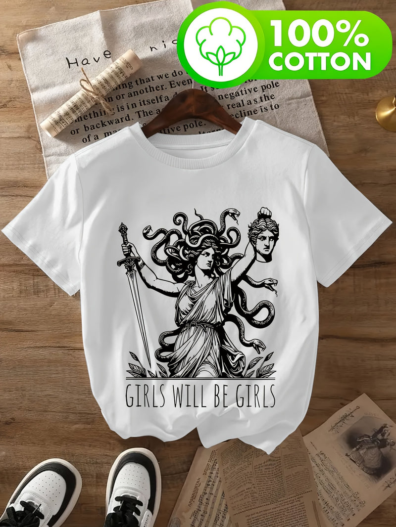 Women’s Short-Sleeve Round Neck T-Shirt.