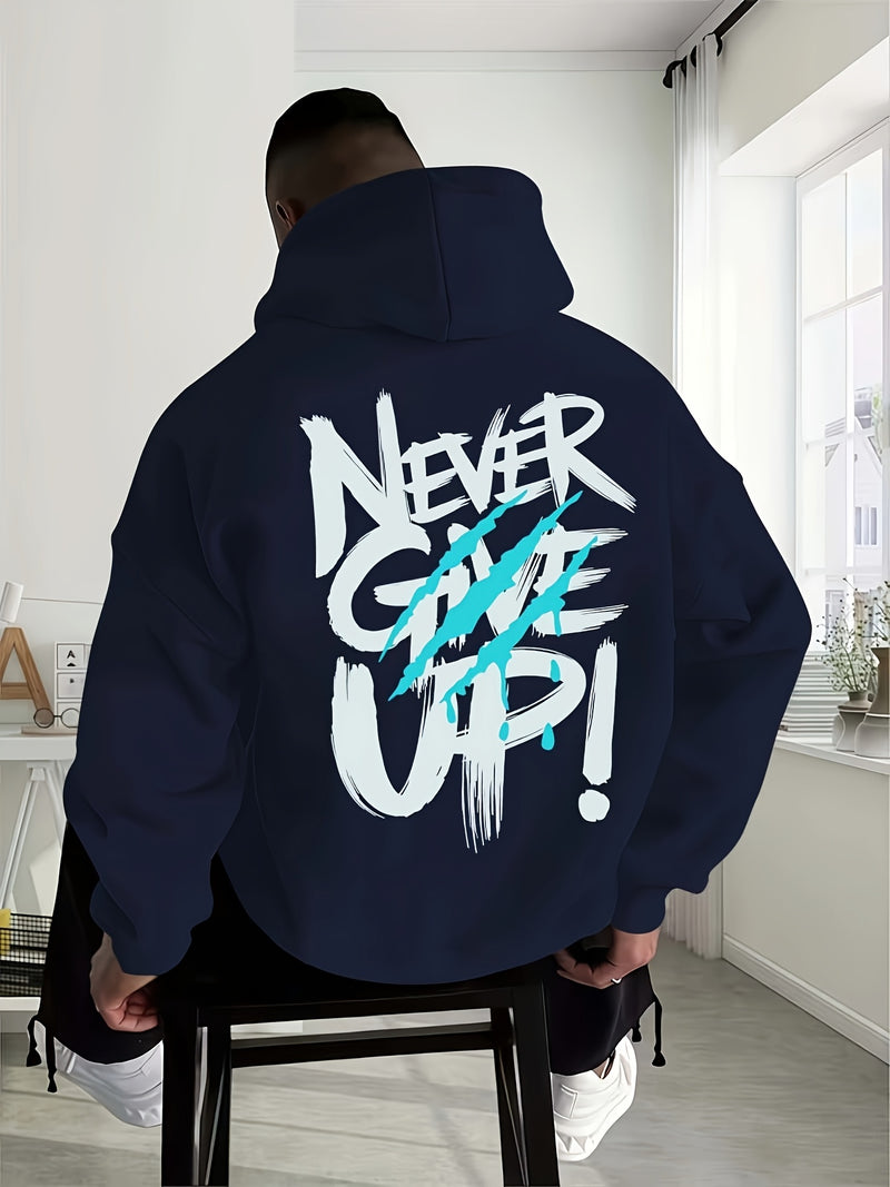 Men's Hooded Fleece  Sweatshirt.