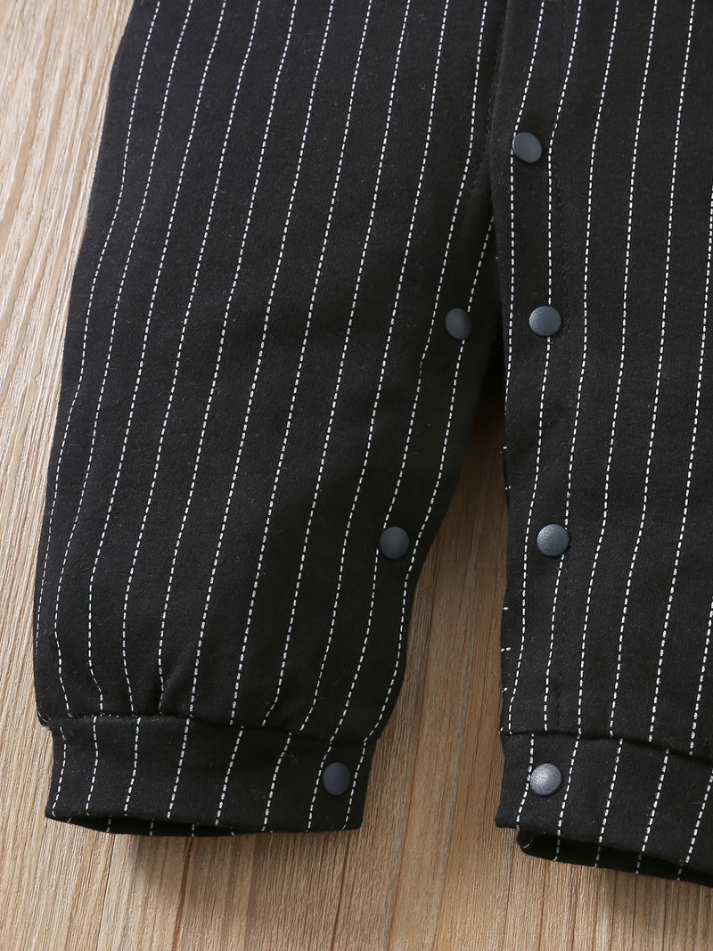 Newborn 2-in-1 Jumpsuit First Birthday & Full Moon Outfit with Fake 2pcs.