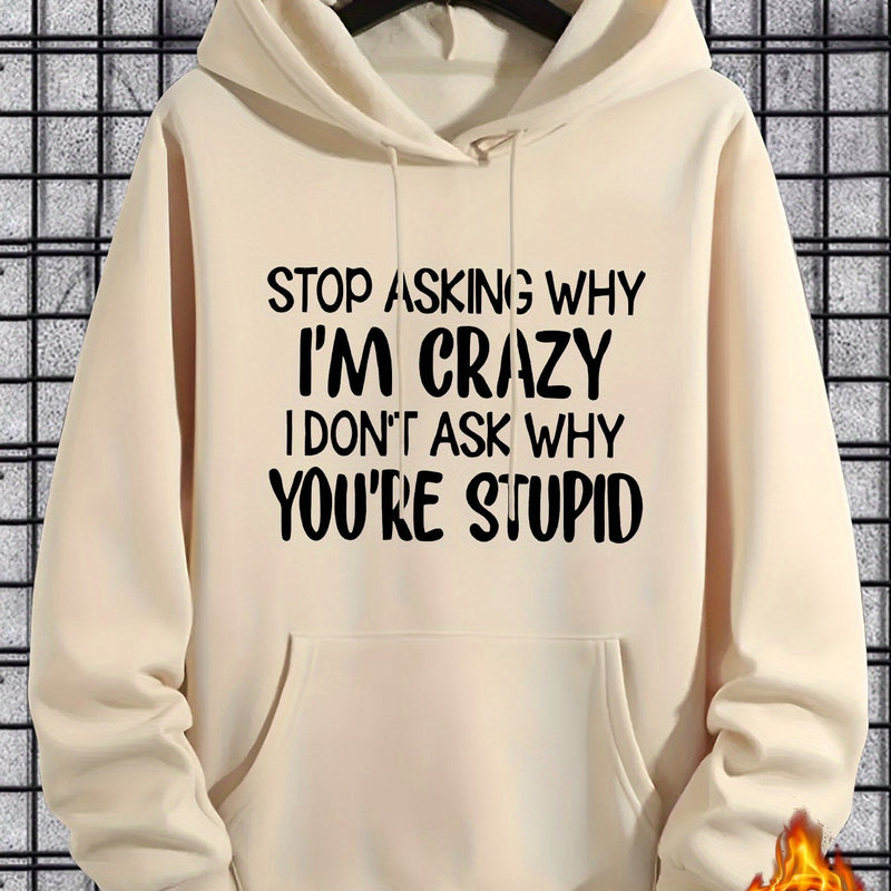 Men's Casual Hooded Sweatshirt.