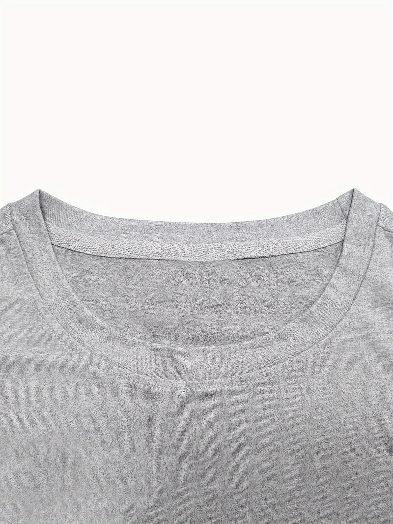 Plus Size Men’s Summer Short-Sleeve Graphic Print T-Shirt.