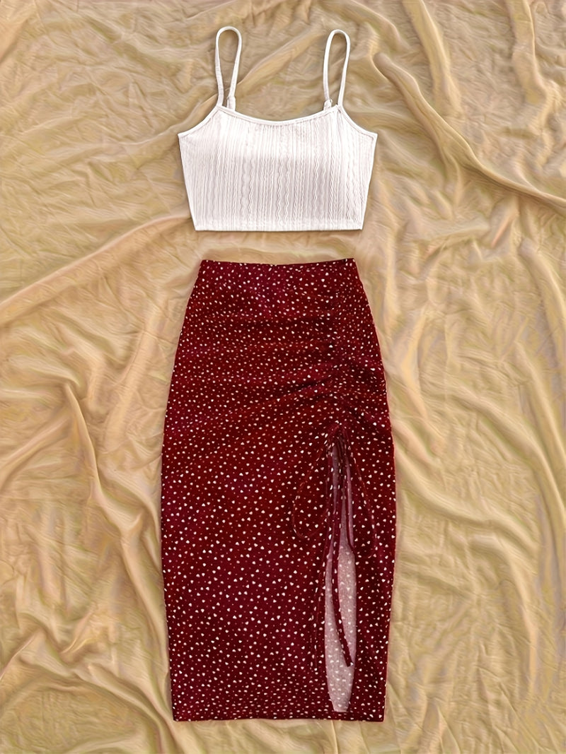 Cross-border New Women's Two-Piece Set.