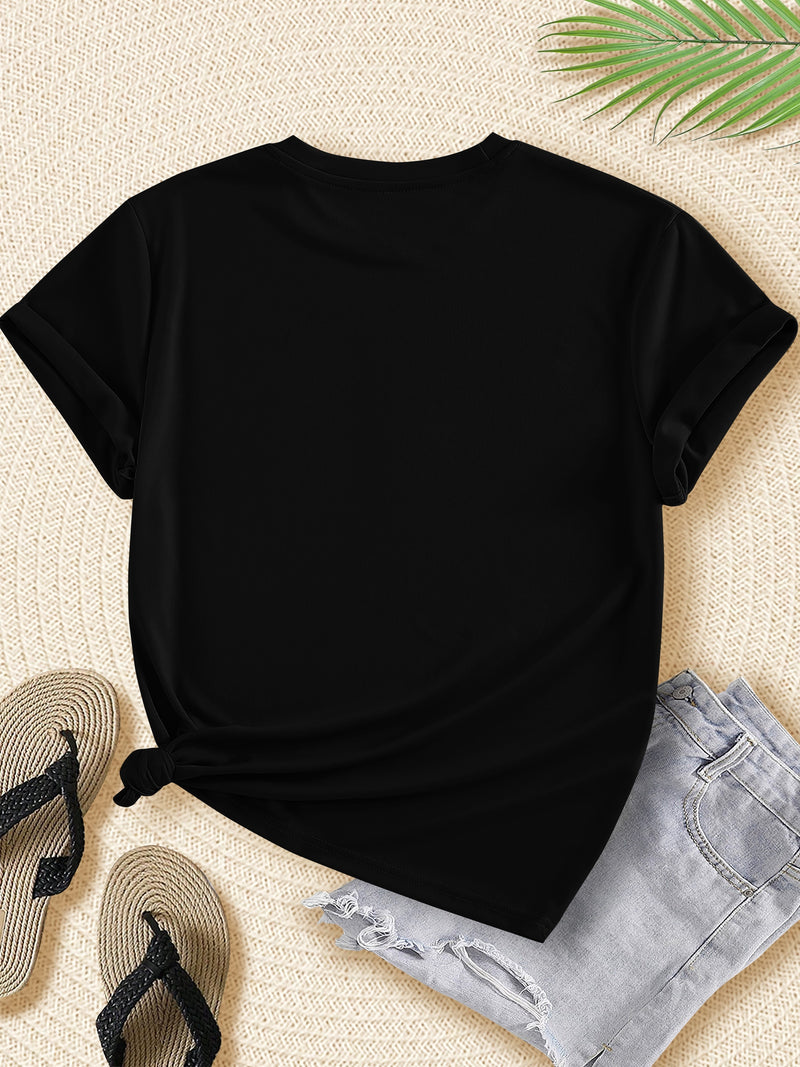 Plus Size Women's "The Cats" Graphic T-Shirt.