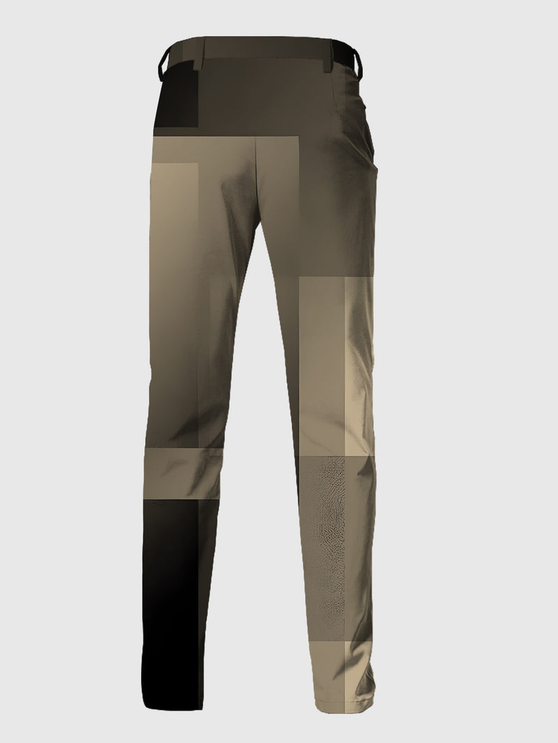 Men'S Suit Set with Digital Print, Featuring a Stylish Blazer And Trousers.