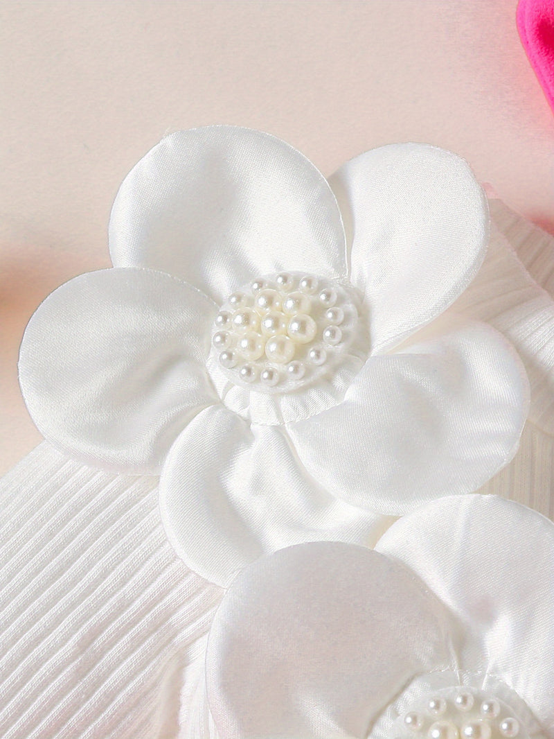 Delivery Bow Hair Tie Girls' Dress Romper Spring/Autumn Style.