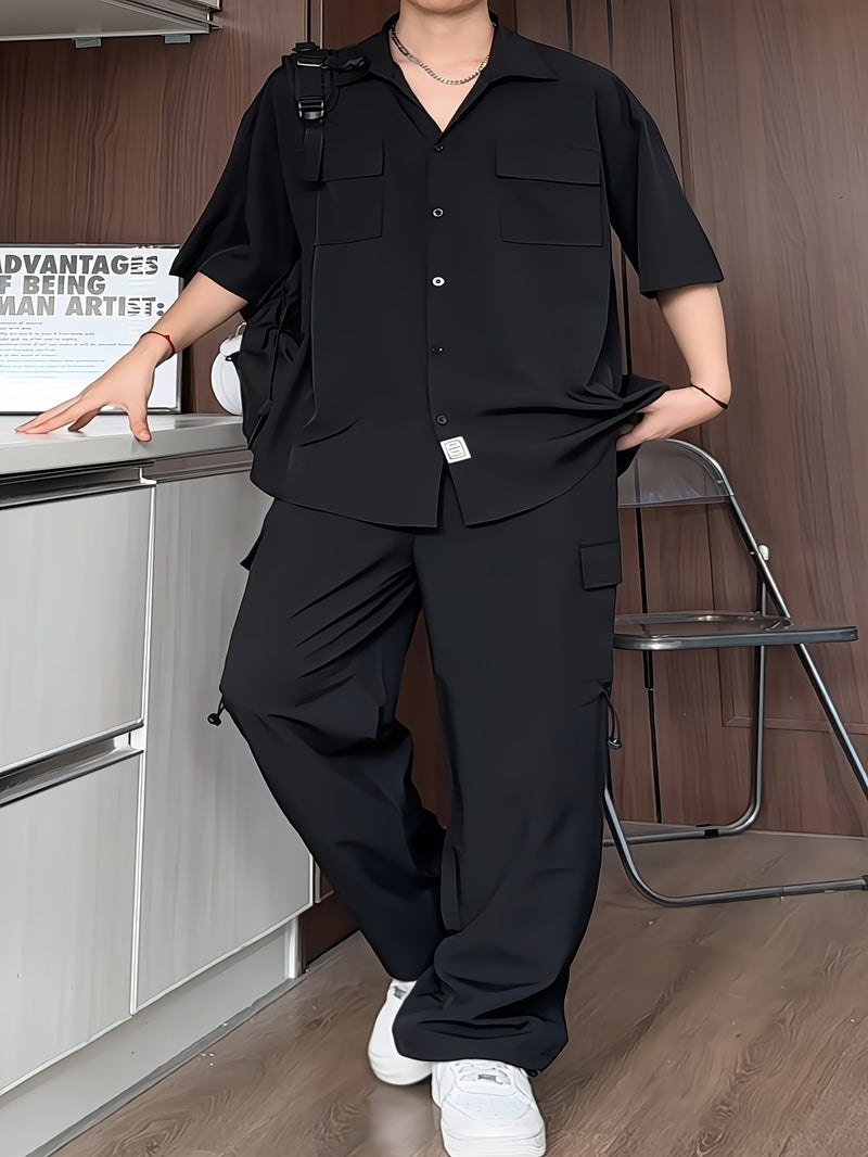 A Two-Piece Men's Casual Outfit.