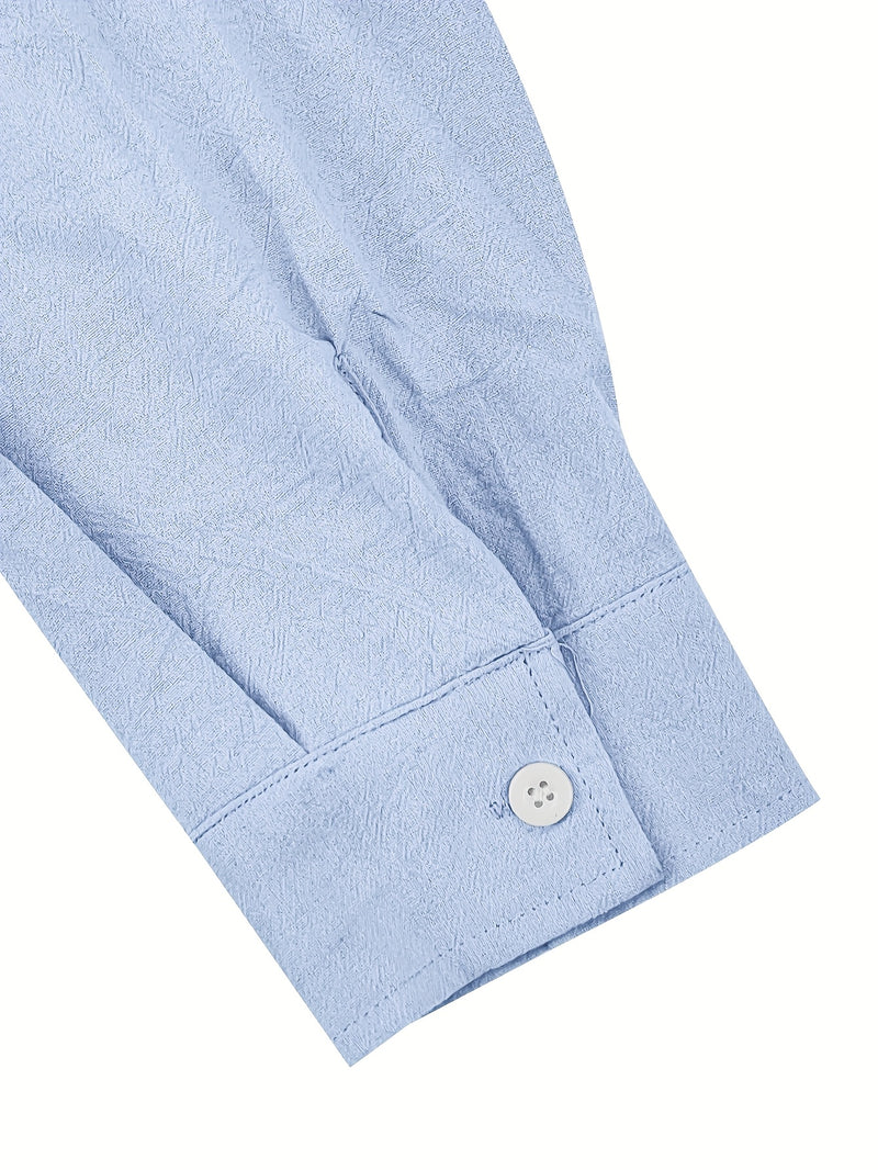 Men's Breathable Fabric Short-Sleeve V-Neck Oversized Casual T-Shirt.