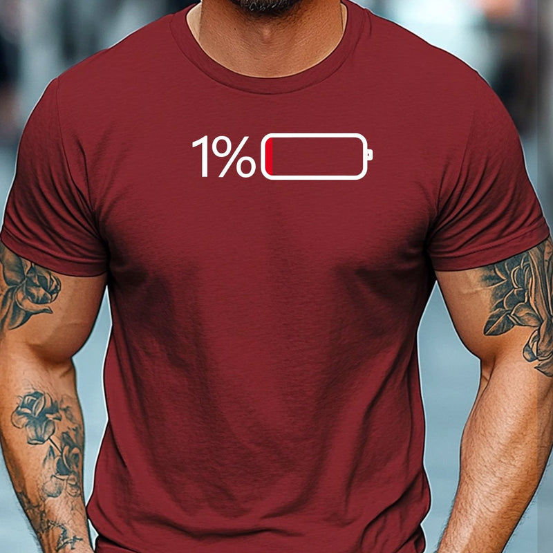 Men's Casual Summer Crew Neck Tee.