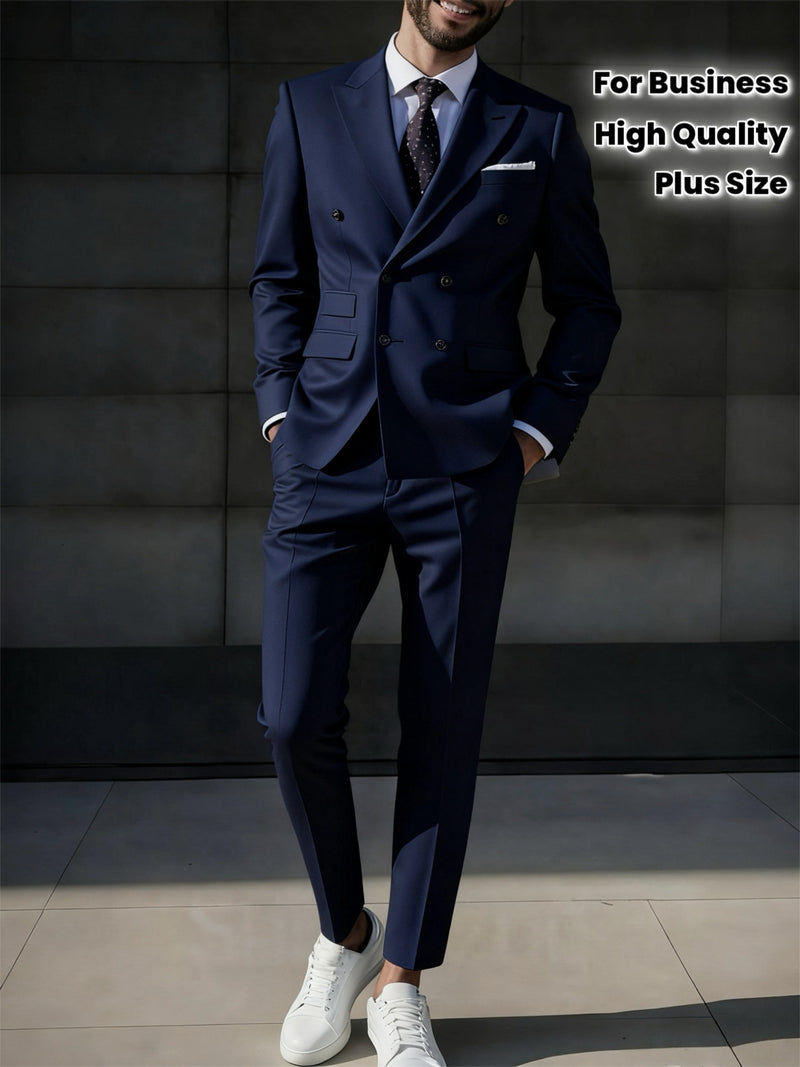 Two-Piece Men's Suit Set, Ideal for Business, Parties, And Formal Events.