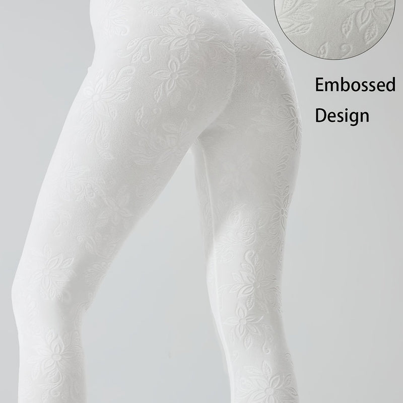 Chinese Style Women's Sports Leggings, High-Waisted.