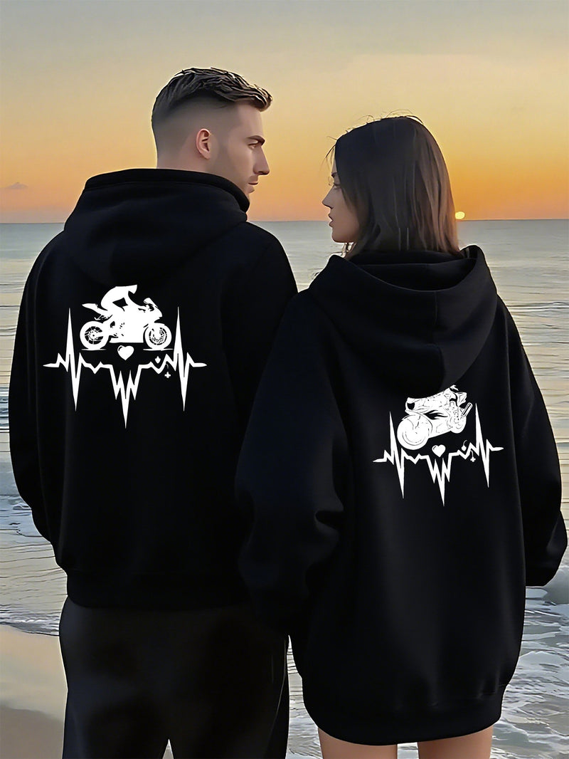 Couple Hoodies in a Casual Style.