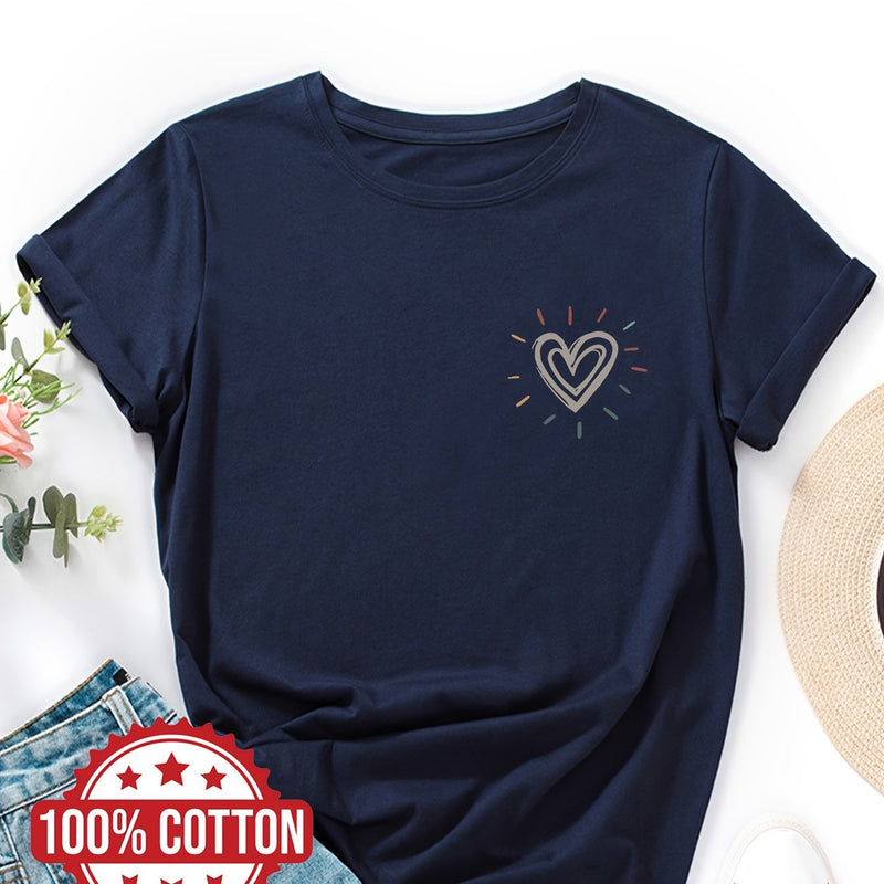 Women's "Love" Graphic Print T-Shirt.