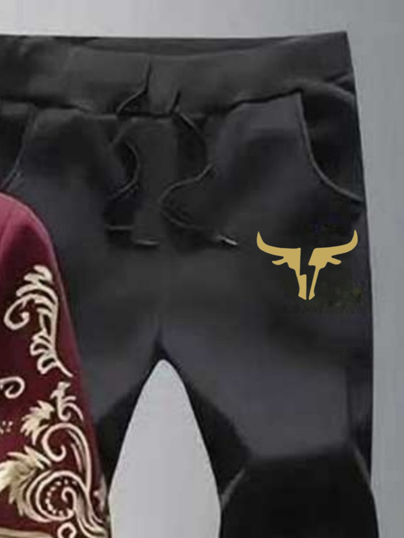 Men's Casual Sportswear Set: Two-Piece Suit.