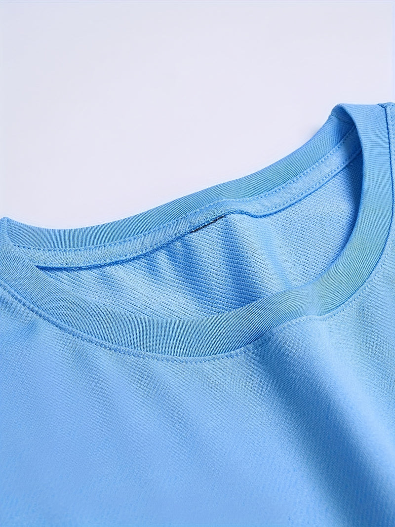 Crew Neck T-Shirt: If You Try to Scare Me, I'Ll Be Breast-Fed Scared!