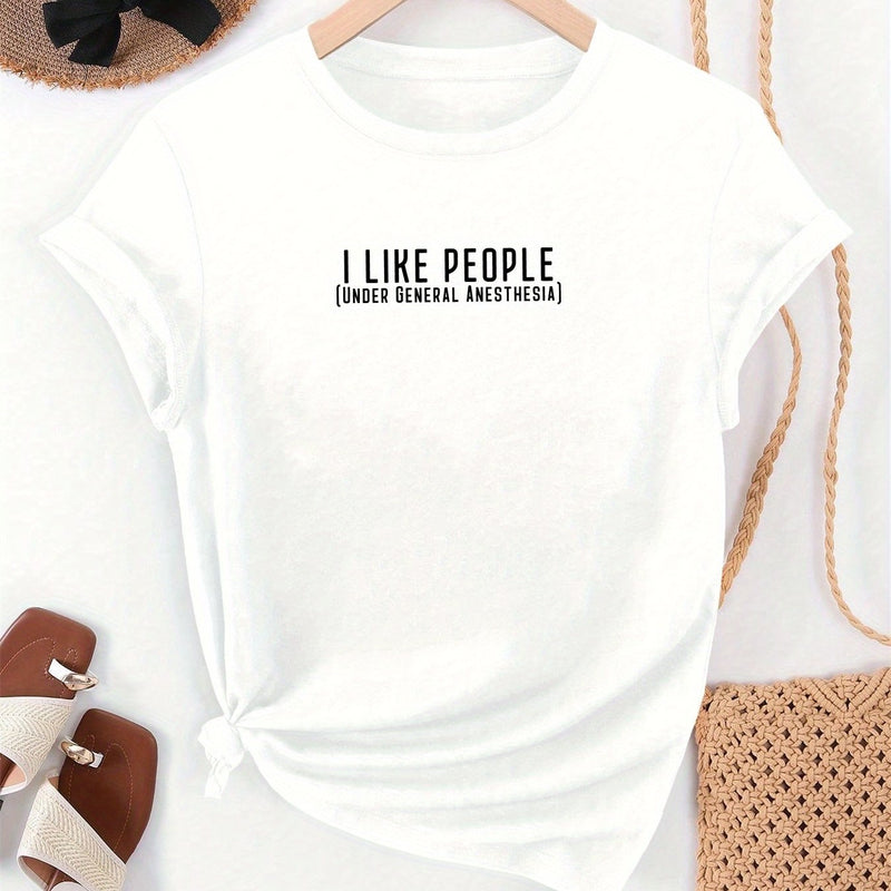 Women's Summer Casual Short-Sleeve T-Shirt.