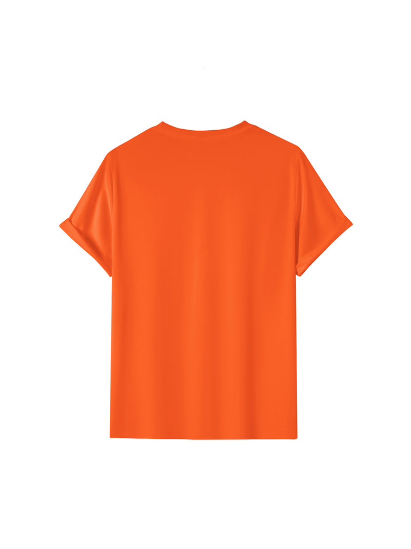 Crew Neck T-Shirt: If You Try to Scare Me, I'Ll Be Breast-Fed Scared!