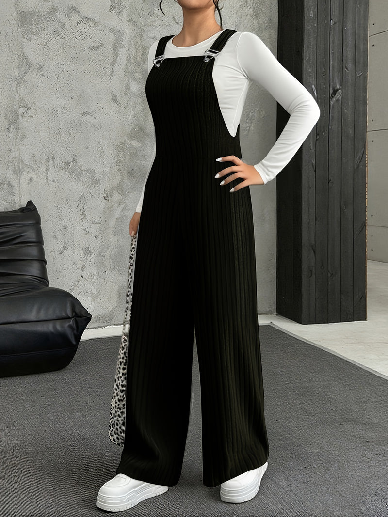 Women's Elegant Wide-Leg Pants - Stretchy Non-Belted Trousers.