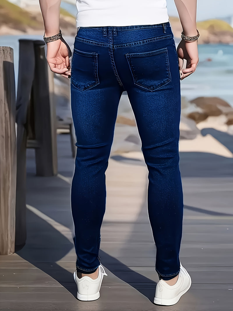 Men's Fashion Stretch Denim Pants, Versatile Classic Gift for All Seasons.