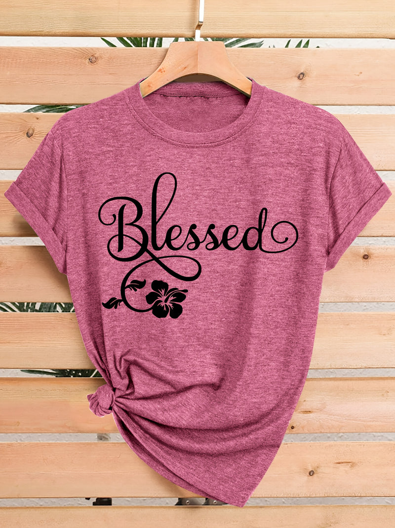 Women's Casual Short Sleeve T-Shirt.