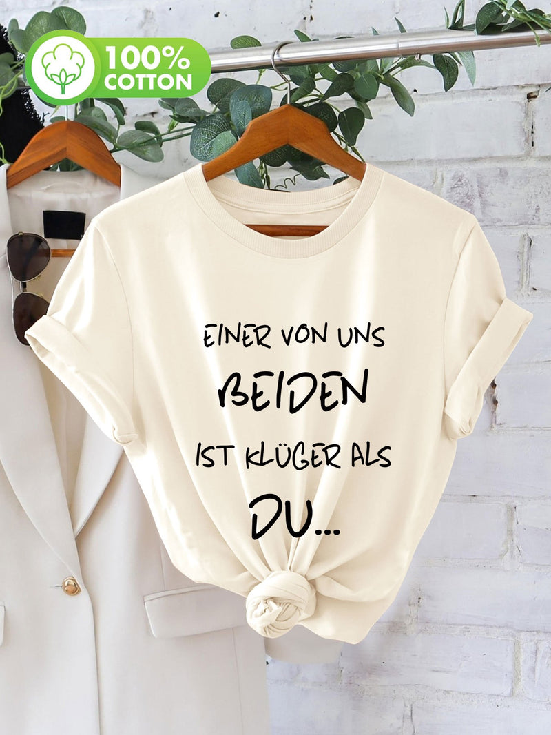 Women's Casual Short Sleeve Crew Neck T-Shirt.