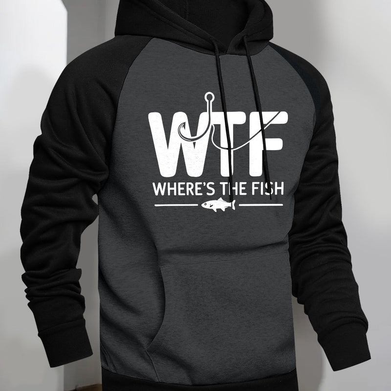 Men's Casual Hooded Sweatshirt.