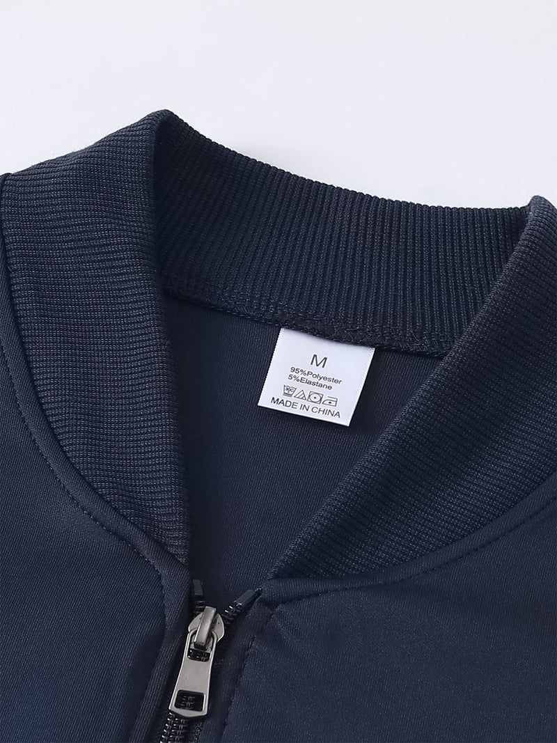 Men'S American-Style Casual Zip-Up Jacket for Spring And Autumn.