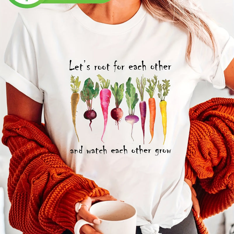 Women’s Casual Short Sleeve T-Shirt.