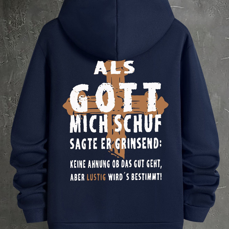 Men's Hooded Sweatshirt New Print Hoodie.