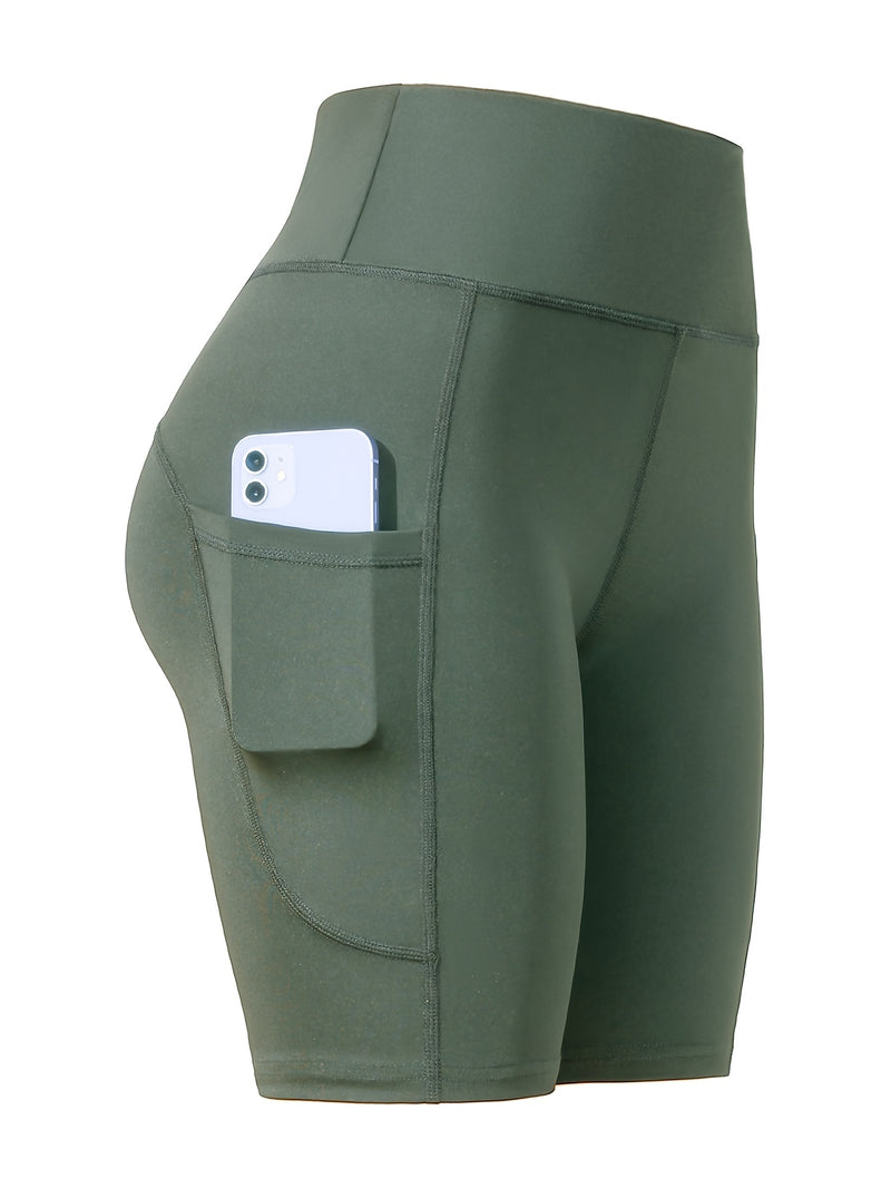 4-Pack Women’s Athletic Shorts, Fashion Yoga Shorts.