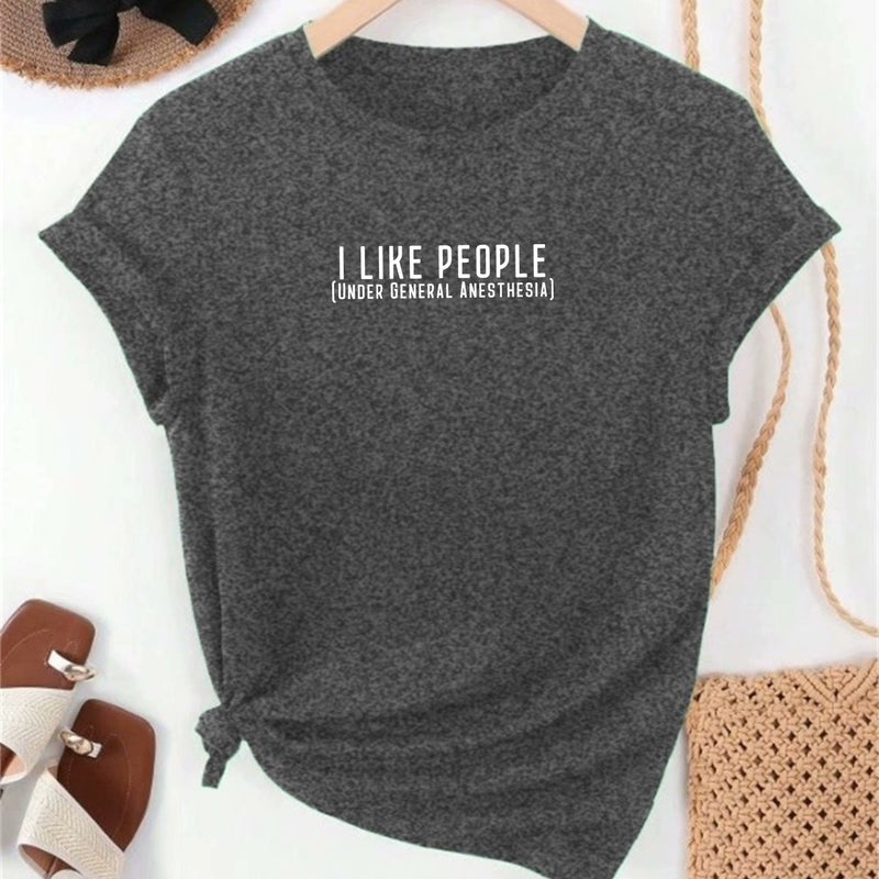 Women's Summer Casual Short-Sleeve T-Shirt.